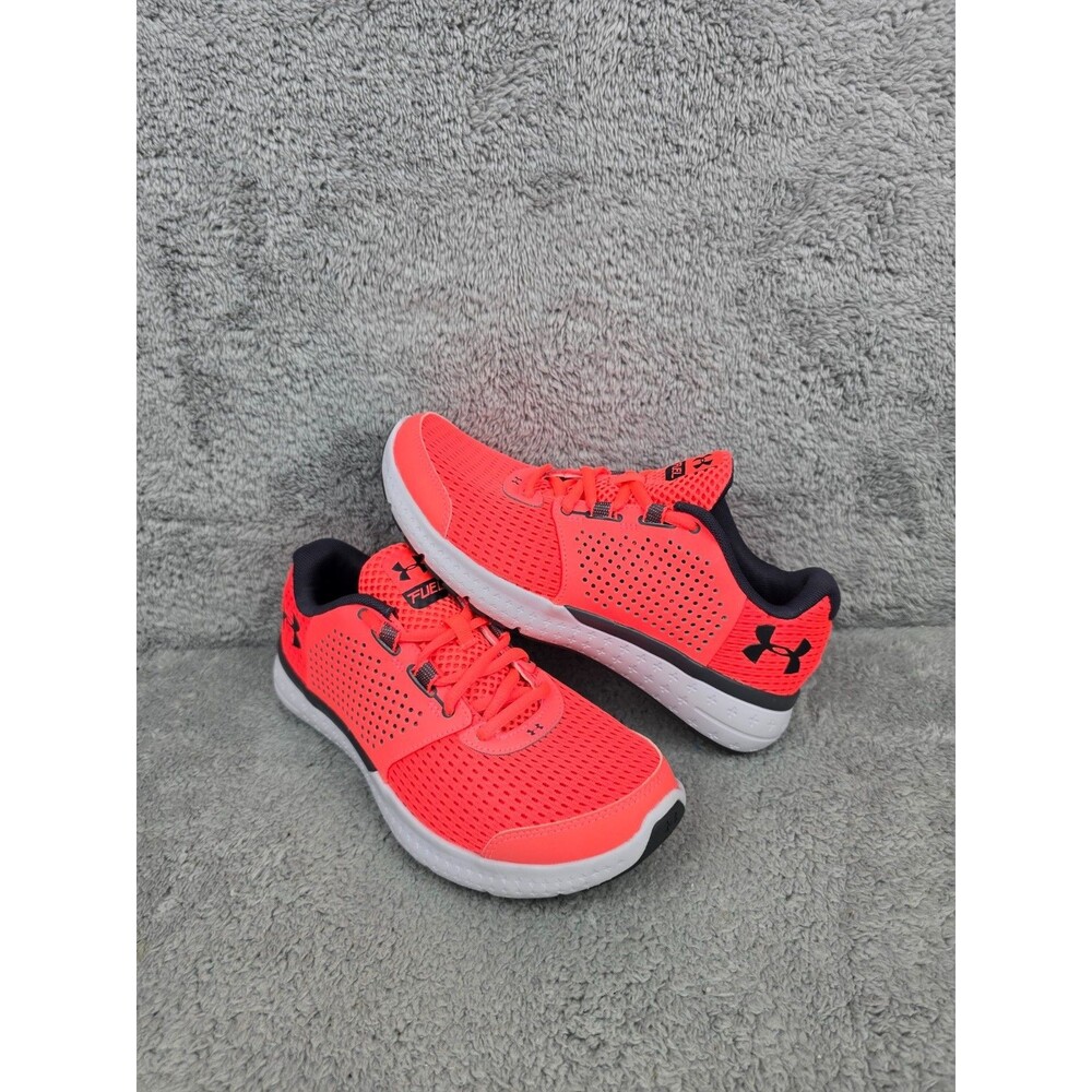 Under Armour Micro G Fuel Shoes Women Size 9 Orange Running Gym Trainer Gym
